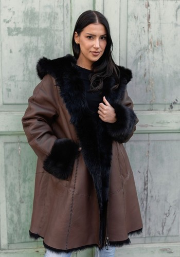 Damen toscana lammfelljacke - damen,
