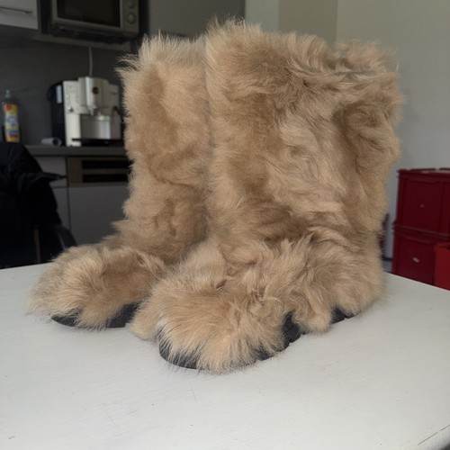 Beige echte toscana lammfell - echte,