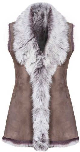 Taupe toscana lammfell - taupe,